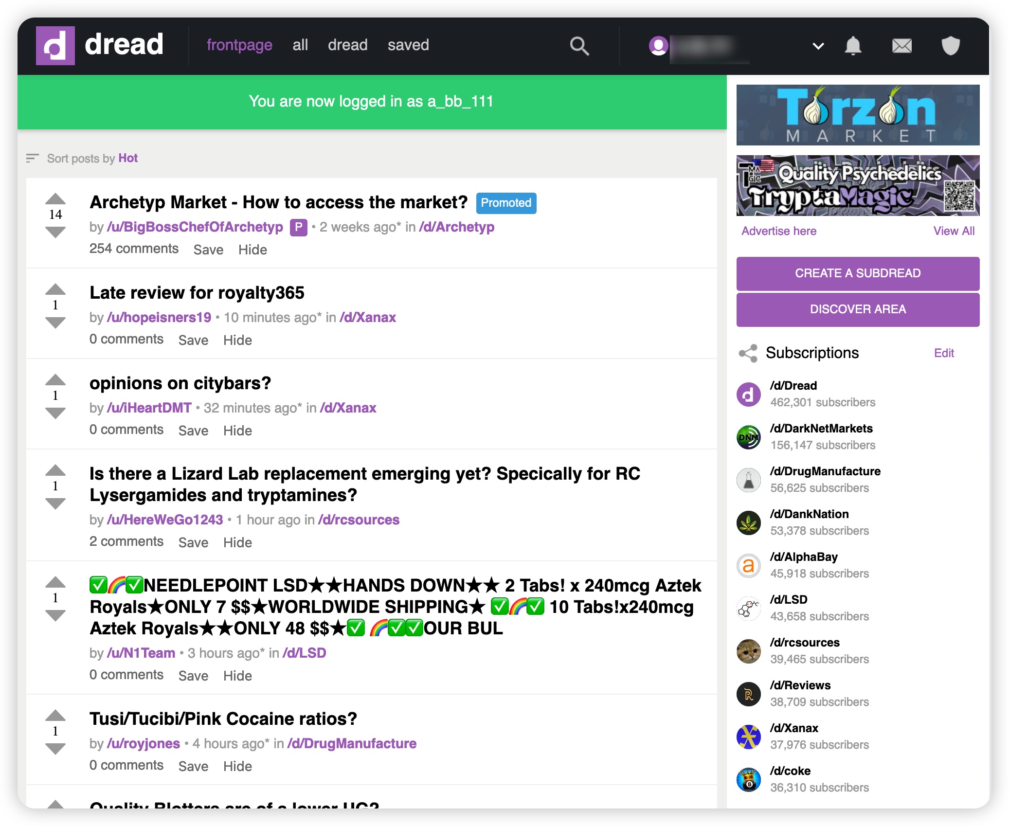 WhatisDread